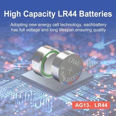 25 pack LR44 L1154F 357 Batteries 1.5V AG13 SR44 A76 Battery Coin Button Cell