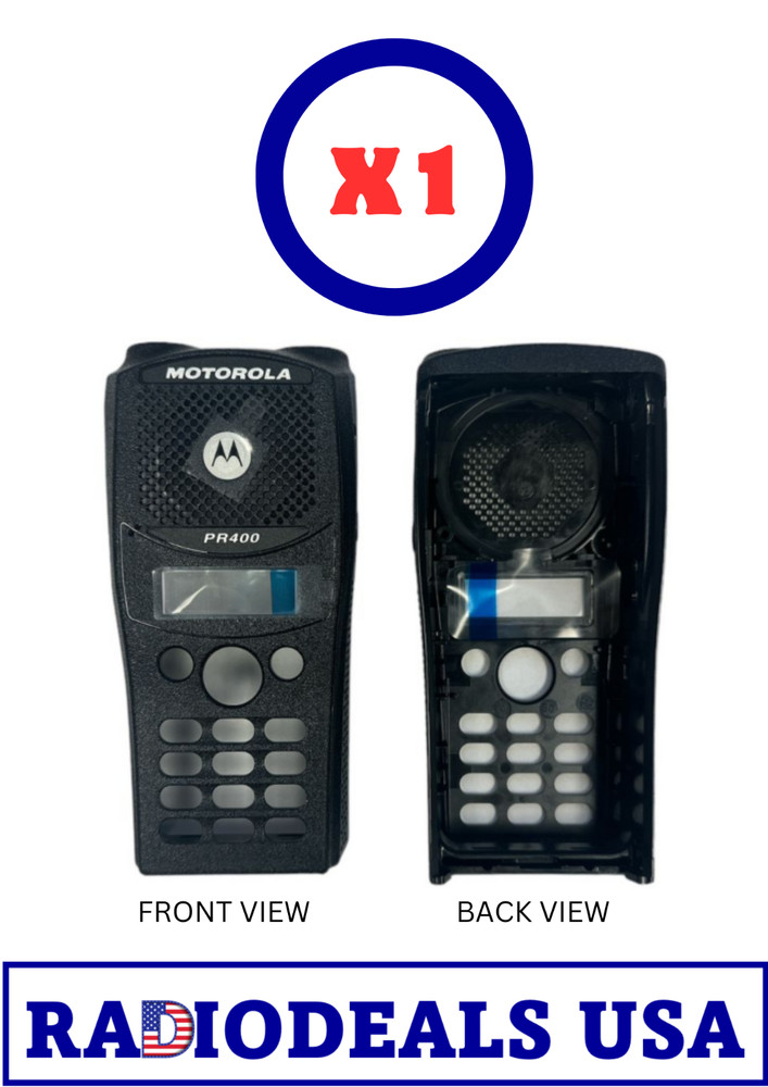 Motorola PR400 FKP Plastic Housing Only – Black – 1 PC
