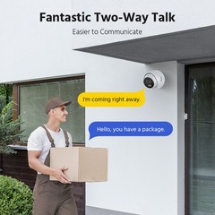 ANNKE H.265+ 5MP Audio POE Security IP Camera System 6MP 8CH NVR Outdoor Color