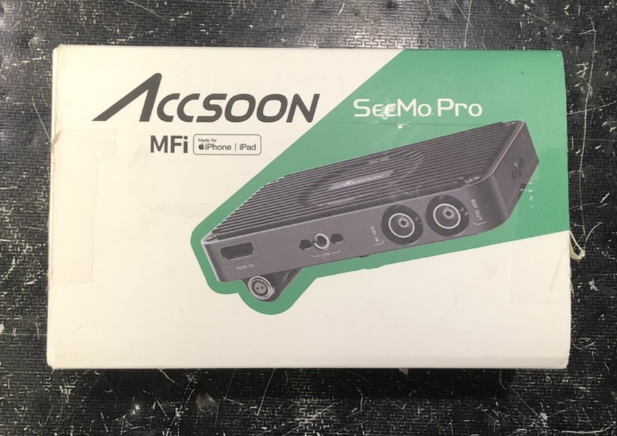 Accsoon SeeMo Pro SDI/HDMI to iOS Video Capture Adapter Converter, 1080p 60fp…