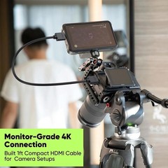 Short HDMI Cable 1FT 4K HDMI 2.0 Slim Flexible Cord 4K@60Hz Monitor TV PC Camera