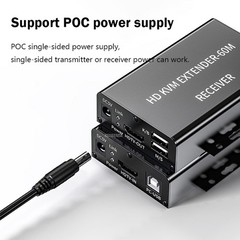 1080P 60M USB HDMI KVM Extender Hub Over Rj45 Ethernet Cable Video Converter
