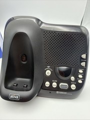 Ativa A241 2.4GHz Cordless Phone Answering System NO BATTERY UNTESTED Read!!