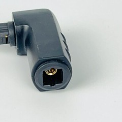 Toslink 90° Digital Optical Audio Cable Adapter Male to Female Right Angle L