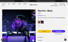GravaStar Mars Sci-Fi Bluetooth Speaker ZOEAO RGB Gaming Robot 20W TWS Black New