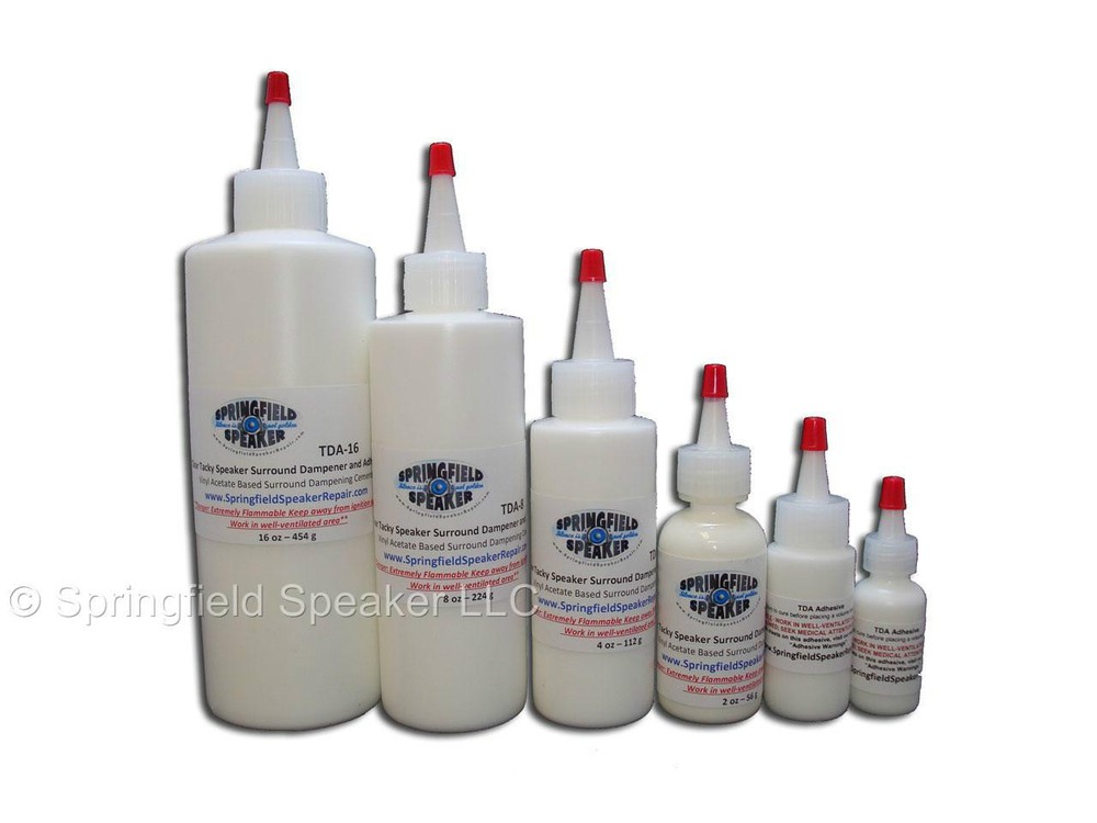1/2 oz Tacky Speaker Surround Dampener and Adhesive – Altec-Style – TDA.5