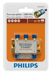 Philips SDW5012W/27 4-way Digital Splitter Indoor/Outdoor 5-2300 MHz New