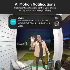 ✅ Wyze Video Doorbell v2 2K Wired Smart Security Camera Black — Excellent ✅