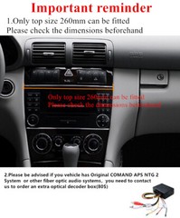 7″ Android 11 Stereo Radio GPS 2+32GB For Mercedes C-Class W203 CLK W209 Carplay