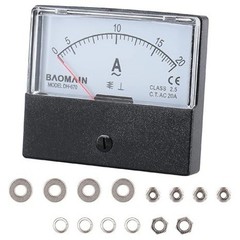 Ammeter DH-670 AC 0-20A Rectangular Ampere Needle Panel Meter Gauge Amperemeter