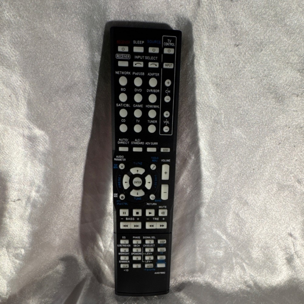 Pioneer AXD7692 Remote Control Black Audio/Video Device Controller MPN AXD7692