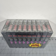 RCA T-120 VHS Up To 6 Hours Hi-Fi Stereo Video Tape Lot Of 10 New Sealed