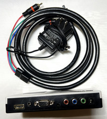 Analog to Digital Video Converter – VGA, Pr Pb Y to HDMI w/Cable