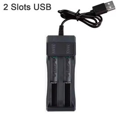 USB Smart Battery Charger For18550 14500 16340 Rechargeable Li-Ion Batteries Lot