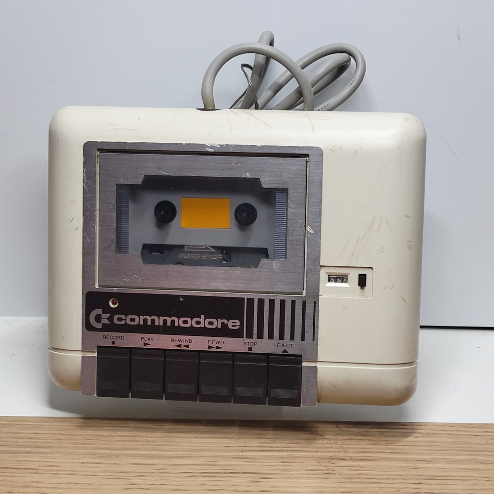COMMODORE C2N-A JAPAN CASSETTE PLAYER FOR COMPUTER UNTESTED