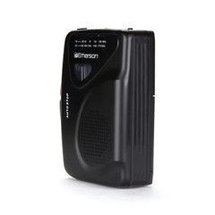 Emerson Portable Cassette Player & Recorder w AMFM Radio and Built-In Microphone