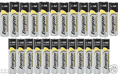 Energizer Industrial 12 AA EN91 And 12 AAA EN92 Alkaline Battery Bulk
