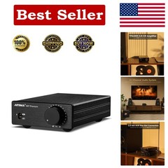 Mini Power Amplifier 300W x 2 for Bookshelf Speakers – Low Distortion & Cool Run