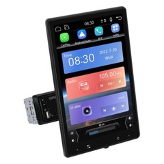 10.4″ 1 DIN Car Stereo Radio Carplay Android Auto Vertical Screen GPS + Camera