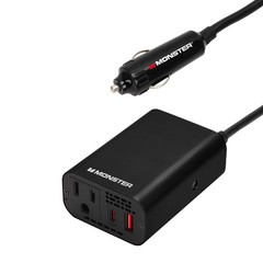 Monster 150W Power Inverter USB-C Delivery AC Outlet Cars