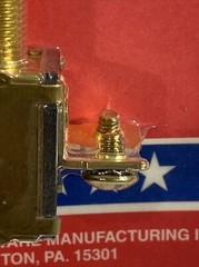 UNITED STATES M-035C Two Position Push/Pull Auto/Marine Switch CHROME Free Ship
