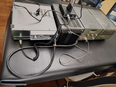 ham radio kenwood ts 4500 at180 tuner ps30 power suppy ps30 speaker sp180 mic