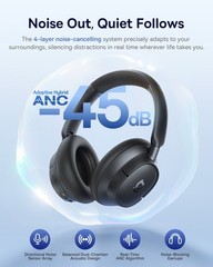 Baseus Bass Adaptive Active Noise Cancelling Headphones LDAC Hi-Res Sound BH1