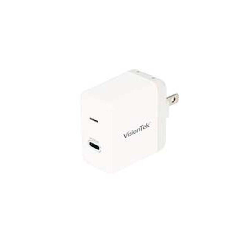 VisionTek 20-Watts USB-C Power Adapter – 5Volts/3Amps, 9Volts/2.22Amps, 901418