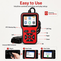 Universal OBD2 Scanner Code Reader Car Diagnostic Scan Tool Check Engine Fault