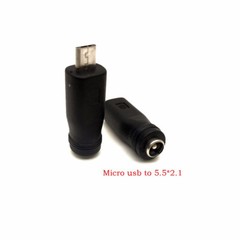 5.5 × 2.1mm Jack to USB 3.1 Type C Mini USB Micro DC Power Connector Adapter