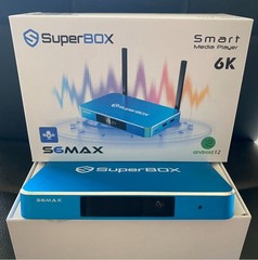 SuperBox S6 Max Android TV Box 4K Smart Media Stream Time Shift Voice Remote