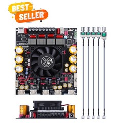 2.1 Channel Bluetooth Amplifier Board, 300W x2 Stereo Class D Home Audio Amp …