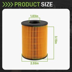 26350-2S000 Oil Filter with Seals Compatible with Hyundai Santa Cruz 2.5L 2020-2