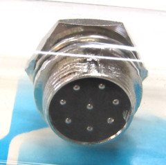 Vanco CBC8P CB Radio Microphone 8 Pin Male Panel Jack Replacement Connector Kit