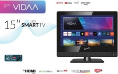 Supersonic SC-1520VTV 15.6 inch Smart AC/DC LED TV 1080p, WiFi, Built-in c