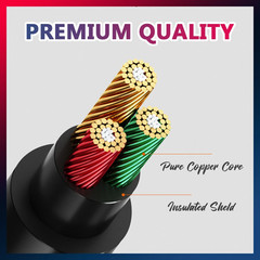 Aux Cable jack 3.5mm Stereo Audio Cable Male to Male For PC iPod MP3 CAR