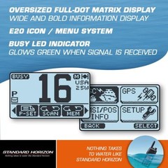 Standard Horizon VHF Marine Boat Radio Fixed Mount Eclipse Class D DSC NOAA 25W