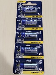 5 pack VINNIC 23A A23 12v Alkaline Battery MN21 MN23 23AE GP23 23A L1O28F