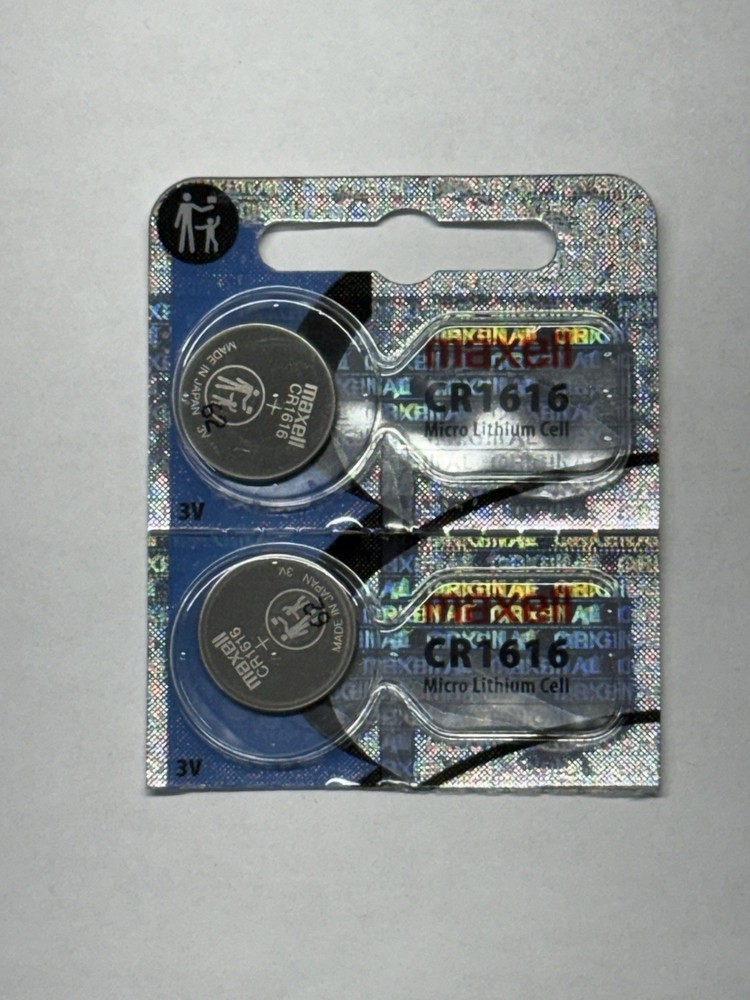 2 PACK MAXELL CR1616 LITHIUM 3V BEST BEFORE 06/2036 FRESH FREE SHIPPING USA