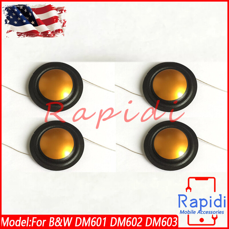 4* For B&W DM601 DM602 DM603 604 605 ZZ9989 ZZ10111 Dome Tweeter 4Ω Diaphragm
