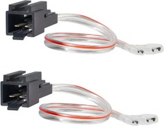 Durable ABS Plug-and-Play Speaker Wiring Adapter for Chrysler/Dodge/Jeep – 2 Pcs