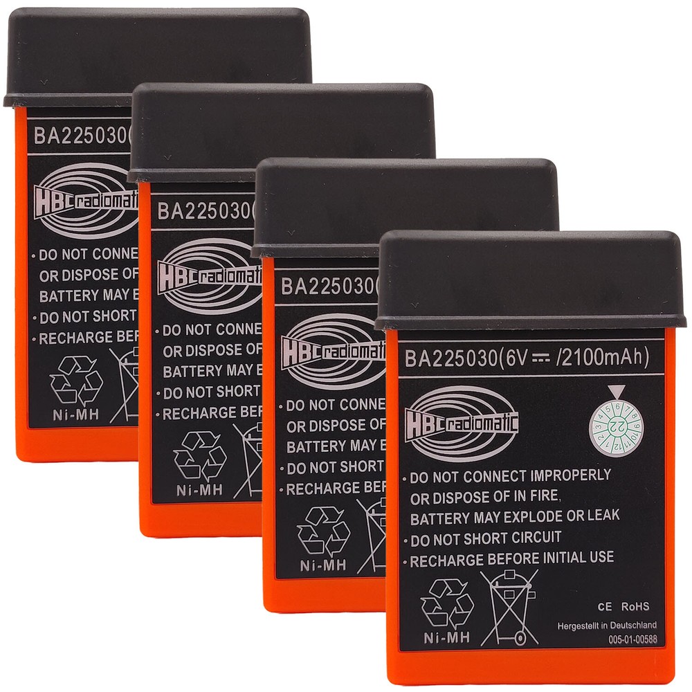 4 x 2100mAh BA225030 6V Ni-Mh Battery For HBC Pump Truck Remote Control Battery