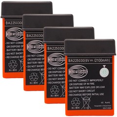 4 x 2100mAh BA225030 6V Ni-Mh Battery For HBC Pump Truck Remote Control Battery
