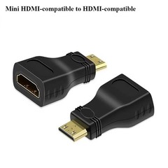 Mini HDMI Male to HDMI Female Adapter 1080P 2K 4K Converter US