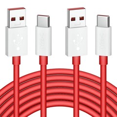 2-Pack 6FT USB-C Cable for OnePlus 80W SuperVOOC Warp Dash Fast Charging