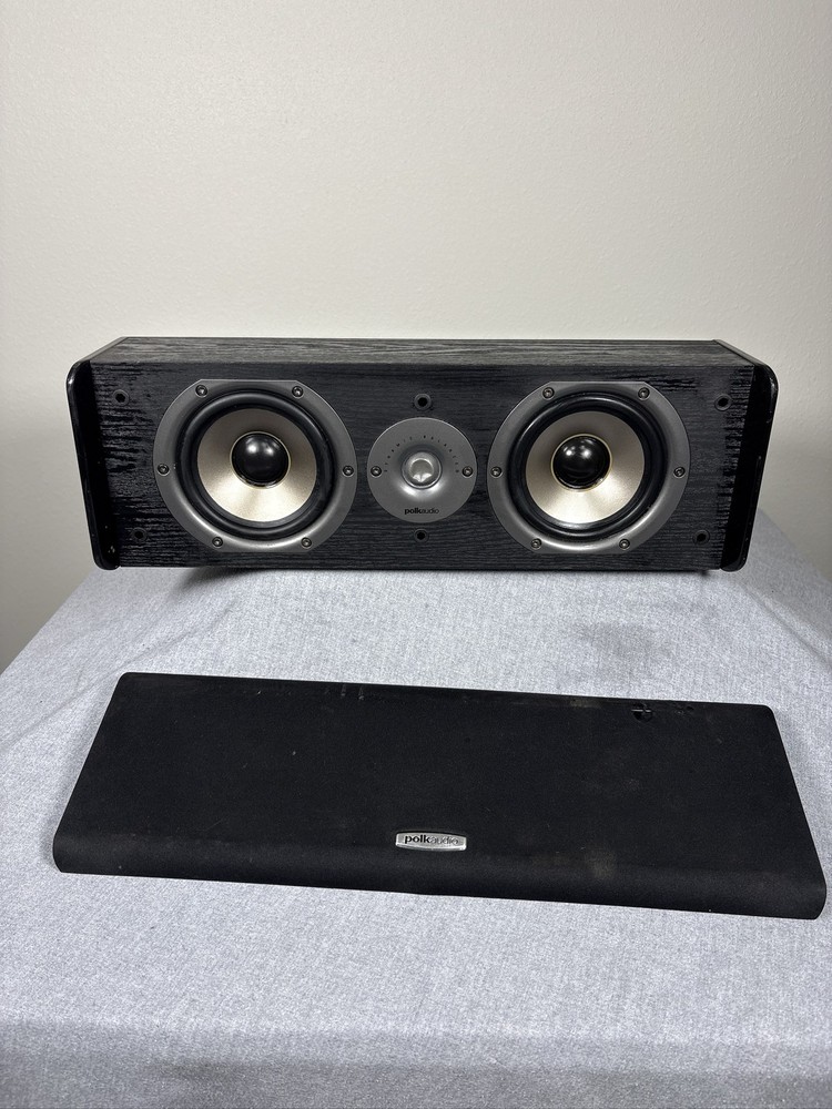 Polk Audio CS10 Black Center Channel Speaker Home Theater Stereo
