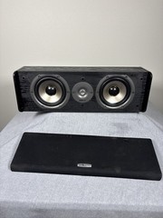 Polk Audio CS10 Black Center Channel Speaker Home Theater Stereo