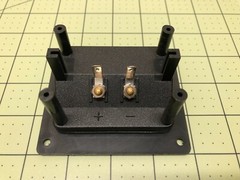 Speaker Terminal Cup Gold 5-Way Binding Post High Power – Rectangular – NEW