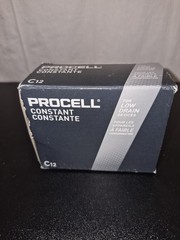 Procell C Alkaline Batteries 1.5V PC1400 Low Drain Devices MAR 2033 Expiry