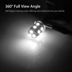 10x Super Bright White 1156 RV Trailer 13-SMD LED 1141 Interior Light Bulbs Lamp